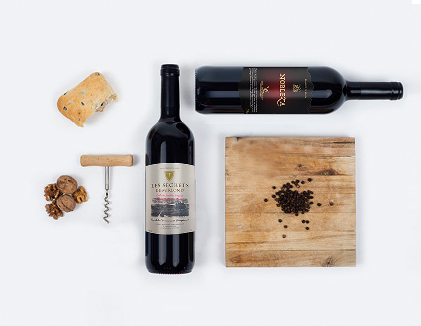 珠光紙燙金酒標